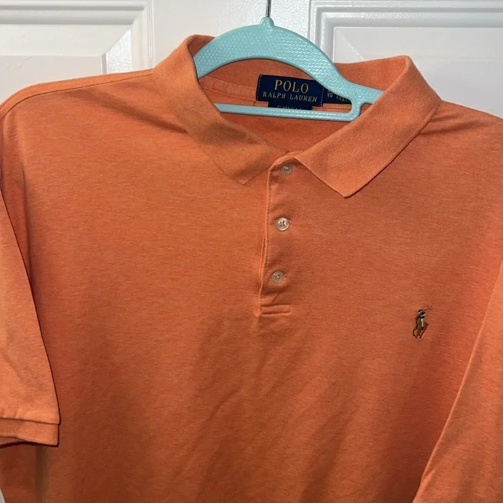 Polo Ralph Lauren shirt orange brown